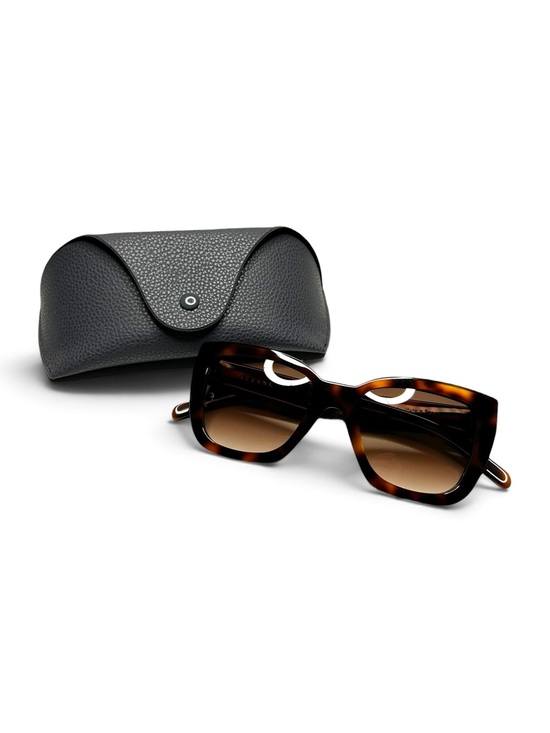 Sezane Accessories - Sezane French Tortoiseshell Square Sunglasses Brown Gradient Made in France